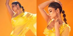 Mouni Roy sizzles in Yellow Saree worth Rs 84k