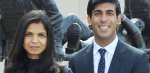 Rishi Sunak grilled over Wife's Links to Firm operating in Russia f