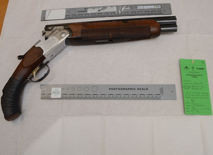 Woman jailed for hiding Sawn-off Shotgun later found in School