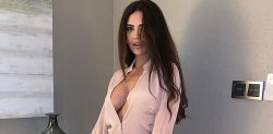 Esha Gupta drops jaws in Plunging Pastel Dress