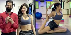 Janhvi Kapoor flaunts her Fit Physique at the Gym