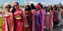 1,000 Women make History at Ascot by Wearing Sarees