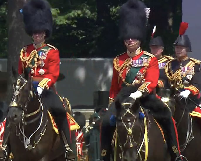 Queen's Platinum Jubilee begins with Trooping the Colour