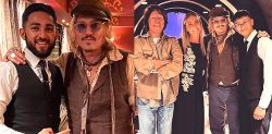 What did Johnny Depp pay for Indian Food at Varanasi?