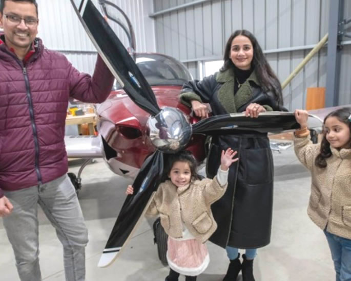 Man builds Plane & travels to Europe with Family