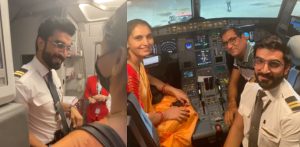 Pilot surprises Parents by flying them home to Jaipur - f