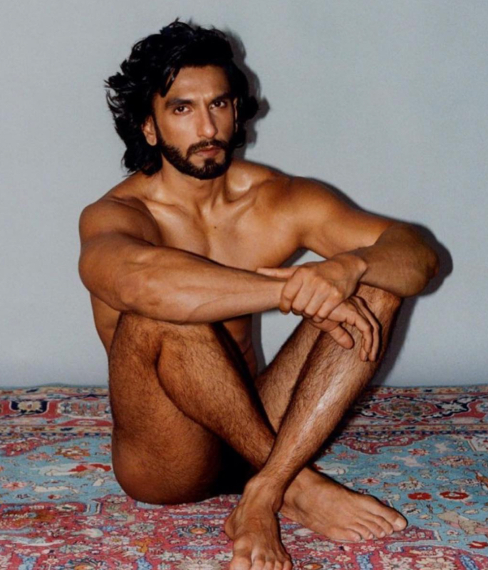 Ranveer Singh poses Naked for Paper Magazine - 1