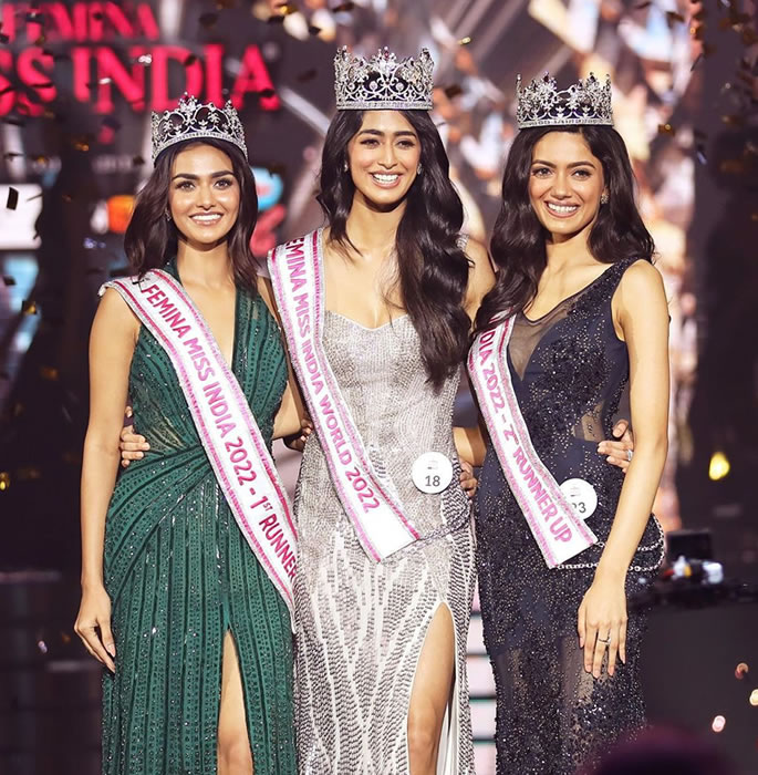Sini Shetty crowned Femina Miss India World 2022 2