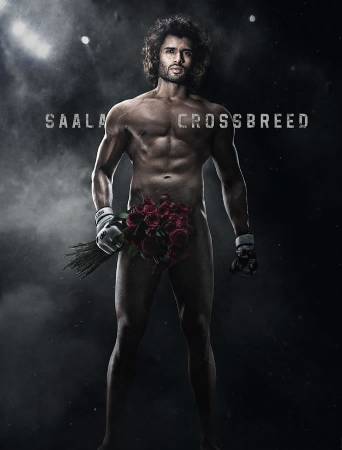 Vijay Deverakonda goes Nude in Liger Poster breaking Internet