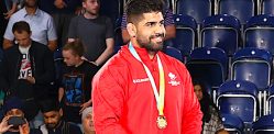 Gold for Punjabi Wrestler Amar Dhesi: Birmingham 2022