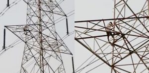 Indian Man climbs Electric Tower after Wife Refuses to come Home - f