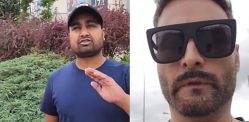 Indian Man racially abused by US Man in Poland f