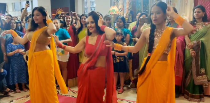 वायरल वीडियो में 'ऊ अंतावा' पर भारतीय महिला बेली डांस - f