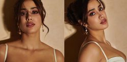 Janhvi Kapoor turns up the heat in Plunging White Dress