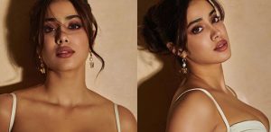 Janhvi Kapoor turns up the heat in Plunging White Dress f