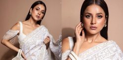 Shehnaaz Gill sets Internet on Fire in Sexy White Saree - f