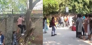 Indian Men enter Women's College & Sexually Harass Students f