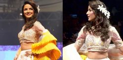 Jasmin Bhasin oozes Elegance in Catwalk Debut f