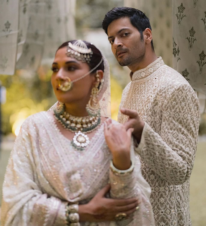 Richa Chadha & Ali Fazal unveil Regal Wedding Pictures 2