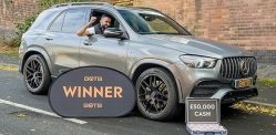 Delivery Driver wins £189k Mercedes in Competition f