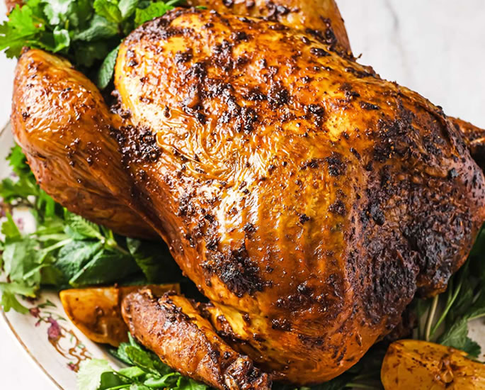 Desi-Style Roast Turkey Recipes for Christmas - masala