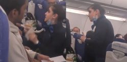 Indian Air Hostess gets into Furious Row with Passenger