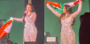 Nora Fatehi chants ‘Jai Hind’ at World Cup Fan Festival f