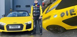 Crypto Millionaire has £100k Audi R8 Vandalised f