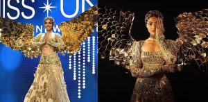 Divita Rai turns heads in Golden Ensemble at Miss Universe f