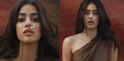 Janhvi Kapoor sizzles in Sultry Saree & Bold Nose Ring f