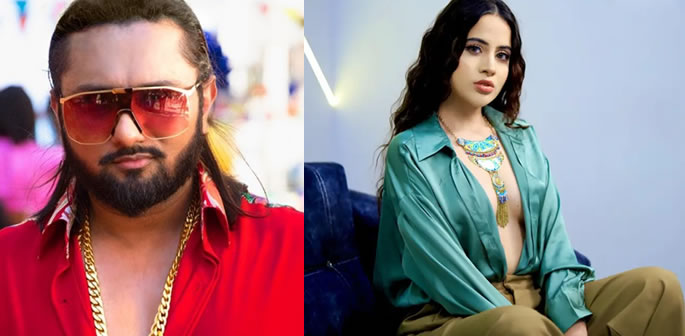 Honey Singh Xxx Video Com - Yo Yo Honey Singh adores Uorfi Javed's Bold Style | DESIblitz