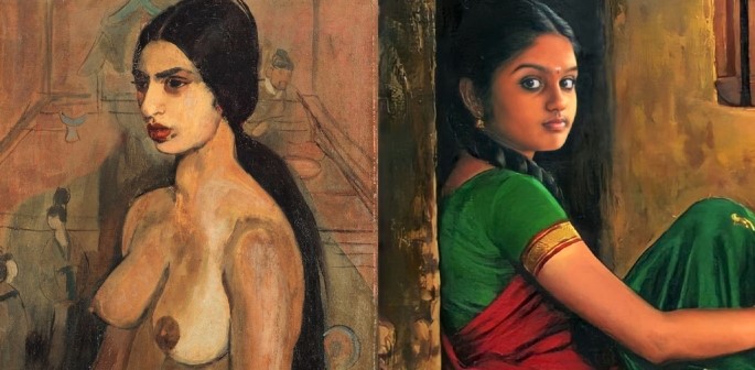 7 Most Famous Paintings of Indian Women to See | DESIblitz