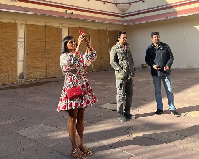 Mindy Kaling's Jaipur visit prompts Filming Location Speculation