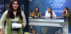 Pakistani Cooking Show contestant serves Readymade Biryani f