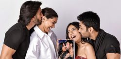 Ranveer Singh kisses Deepika during Book Launch