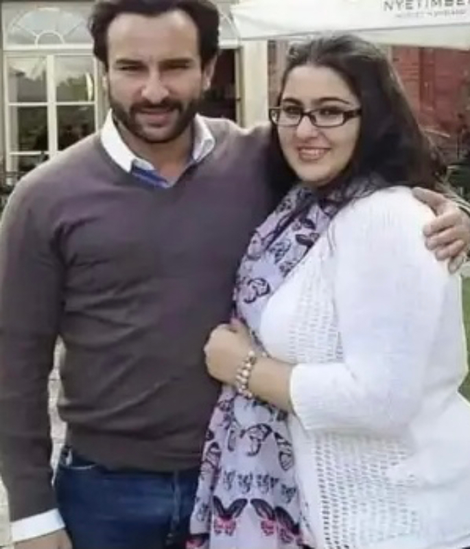 Sara Ali Khan’s old College Pic with Saif goes Viral - 1