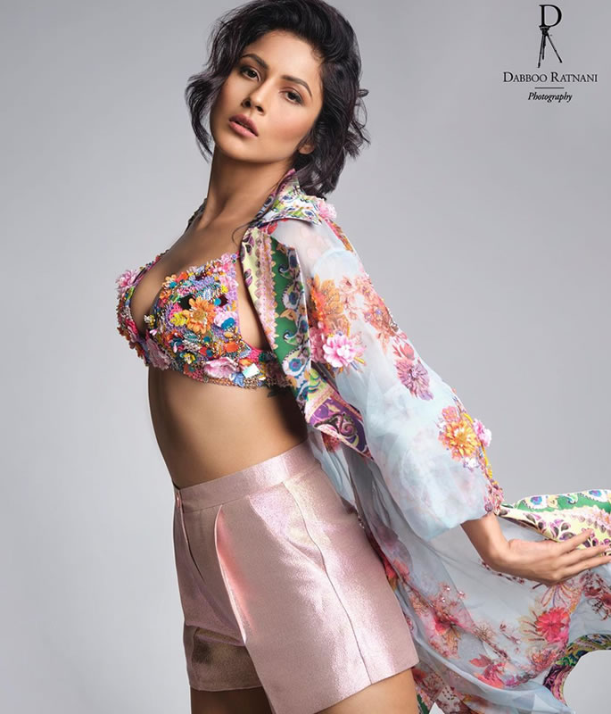 Shehnaaz Gill looks Breathtaking in Floral Bralette 5