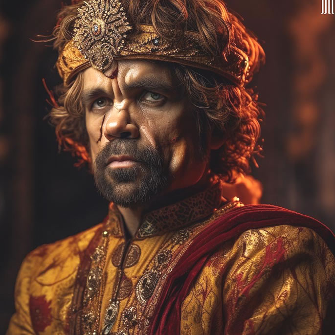 AI reimagines Game of Thrones Characters in Indian Clothes