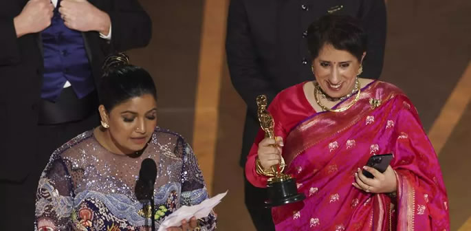 Guneet Monga has Oscars Speech Lower Off