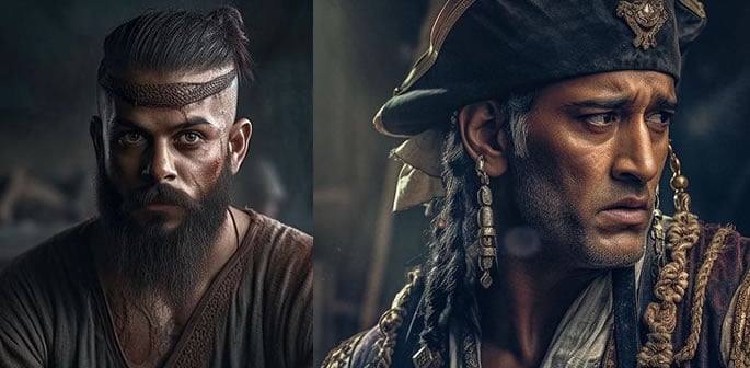 AI reimagines Kohli & Dhoni as Popular Characters f