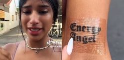 OnlyFans Model left in Tears over Botched Tattoo f