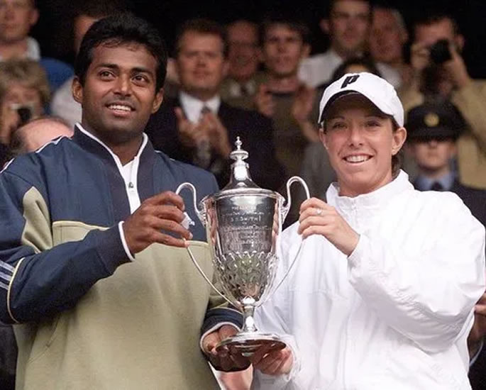 Which Indian Tennis Players have won Wimbledon - leander