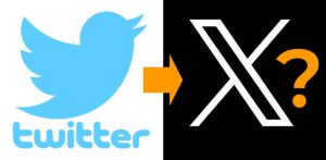 Twitter Bird to X Logo