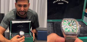 Amir Khan criticised for showing off Rare Watch f