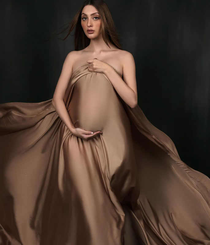 Neha Taseer looks Radiant in Pregnancy Photoshoot 2