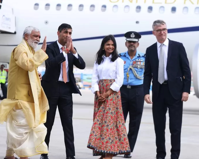 Rishi Sunak makes 'Historic' G20 Visit to India