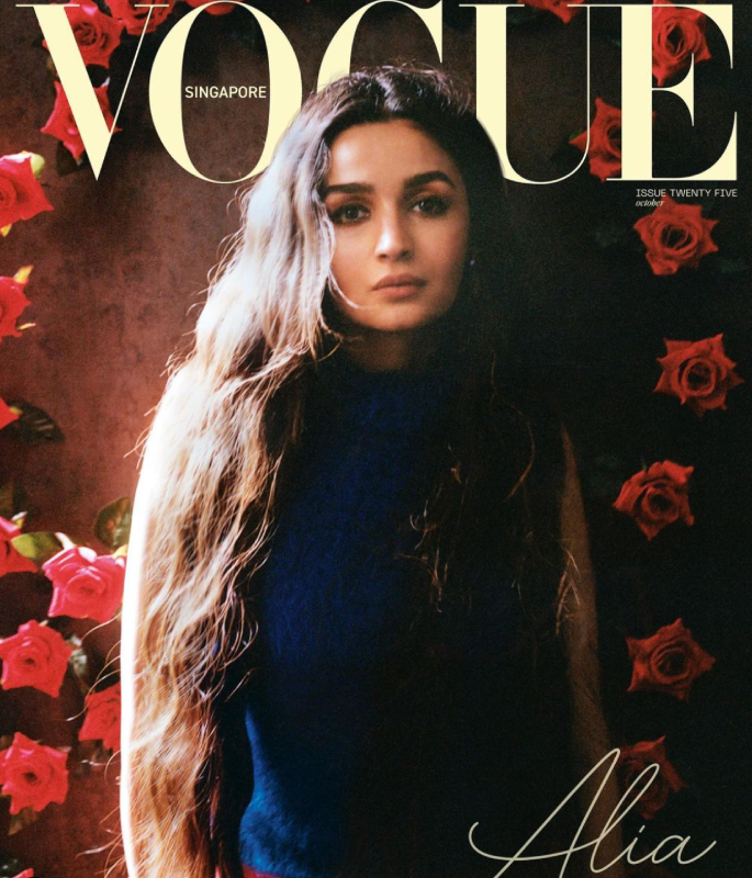 Alia Bhatt stuns on Cover of Vogue Singapore - 1
