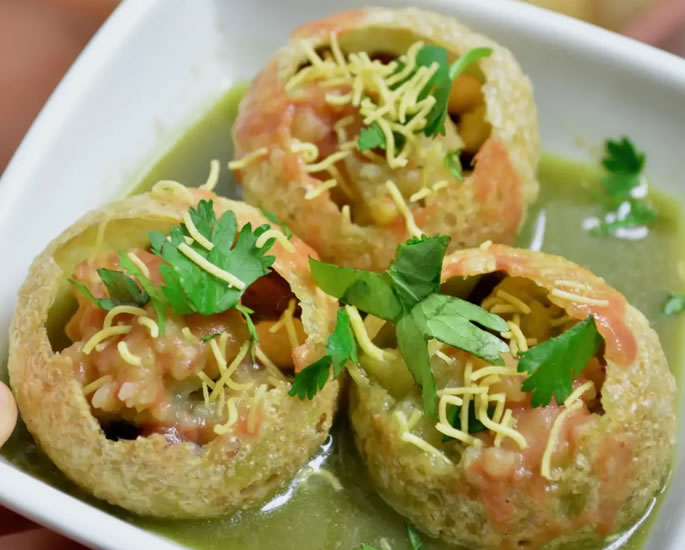 Popular Vegan Street Foods found in India - pani