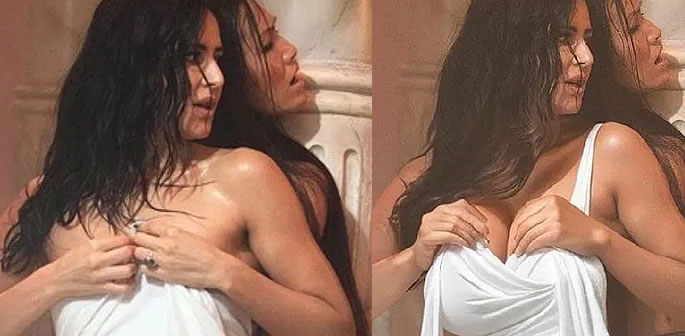 685px x 336px - Katrina Kaif's Tiger 3 Towel Fight Scene gets Deepfaked | DESIblitz