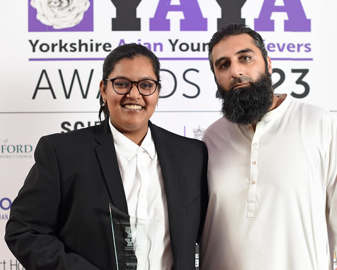 he Winners of the 2023 Yorkshire Asian Young Achiever Awards 2